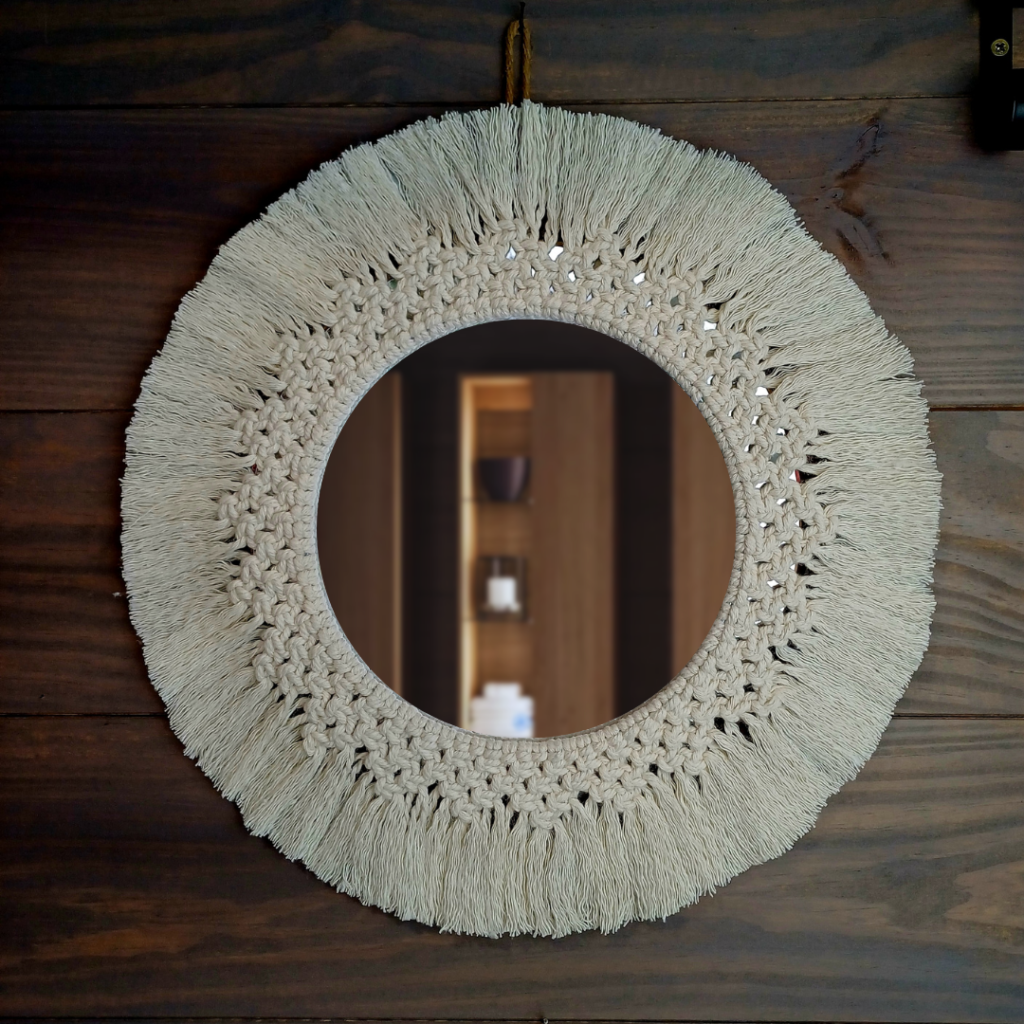 Ateliers à thème Miroir en macramé