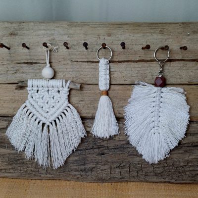 Ateliers à thème trio de macramé